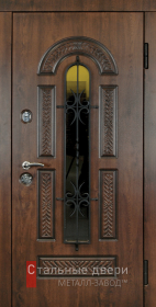 Входные двери МДФ в Фрязино «Двери МДФ со стеклом»